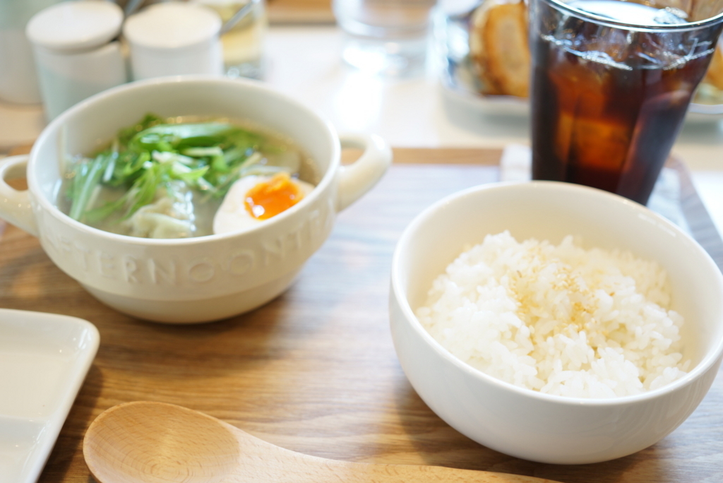 【閉店】ぎょうざかふぇOHAKOのスープぎょうざセット（三沢市）
