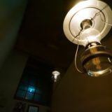青荷温泉のランプは温かな明かりで癒されます
