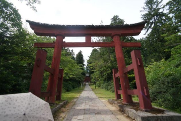 岩木山神社の三の鳥居